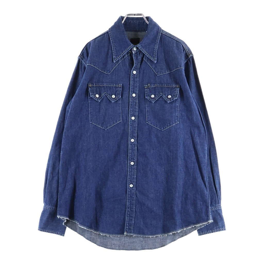 NEPENTHES(ネペンテス) HOGGS DENIM SHIRT ホッグス デニムシャツ 長袖シャツ コットン インディゴ