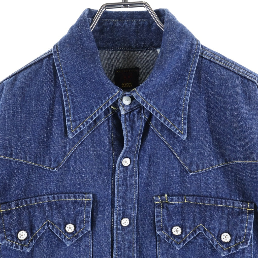NEPENTHES(ネペンテス) HOGGS DENIM SHIRT ホッグス デニムシャツ 長袖シャツ コットン インディゴ
