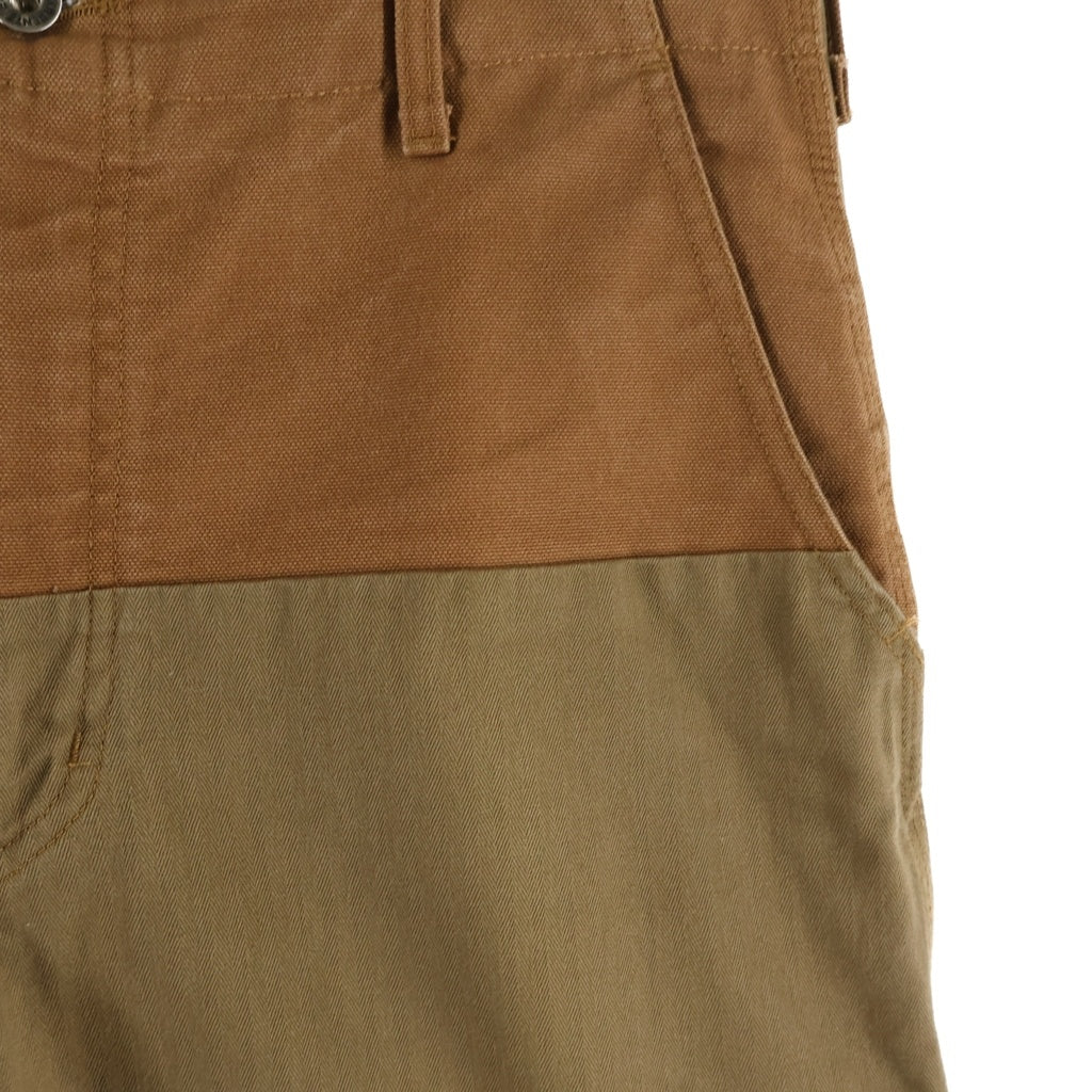 Engineered Garments(エンジニアド ガーメンツ) Work Pants ワークパンツ 切り替え ツートーン ブラウン
