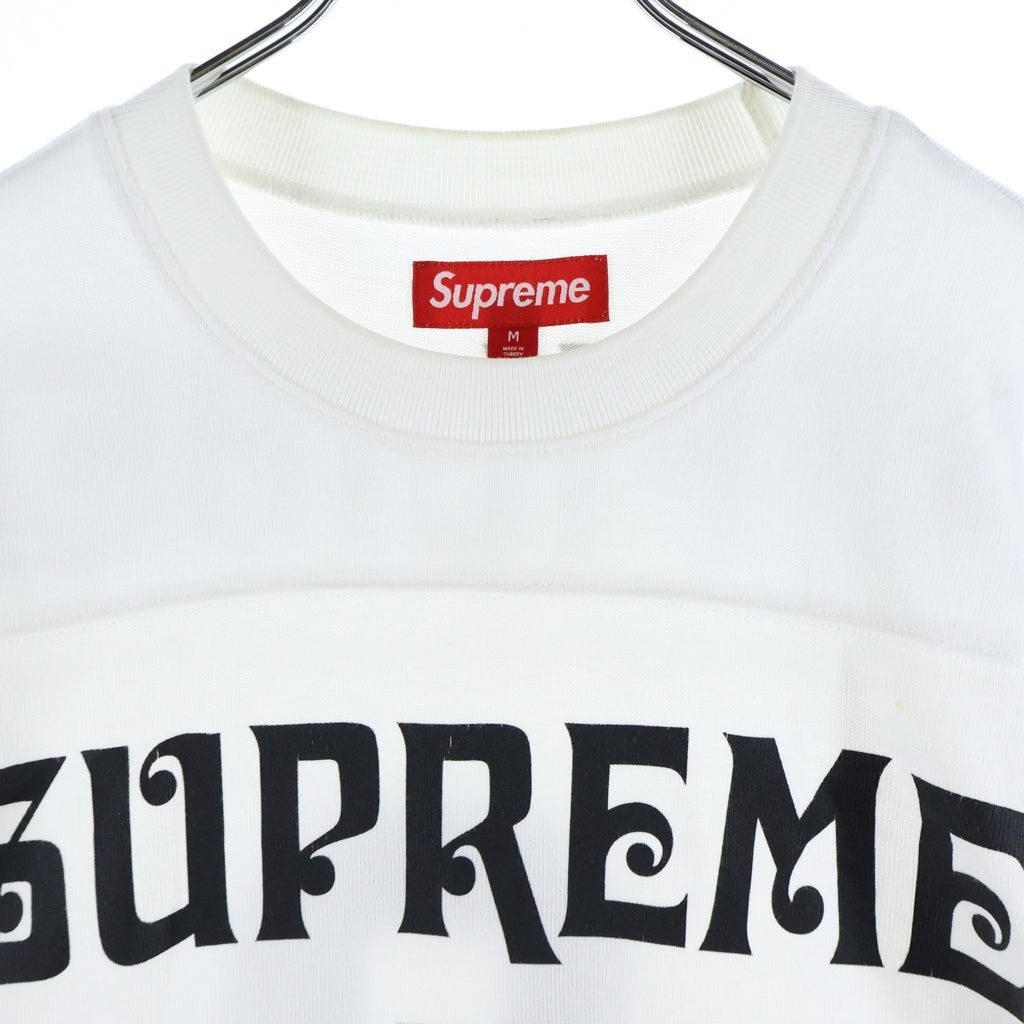 SUPREME(シュプリーム) 25SS Affiliated L/S Football Top フットボール 長袖Tシャツ カットソー ホワイト
