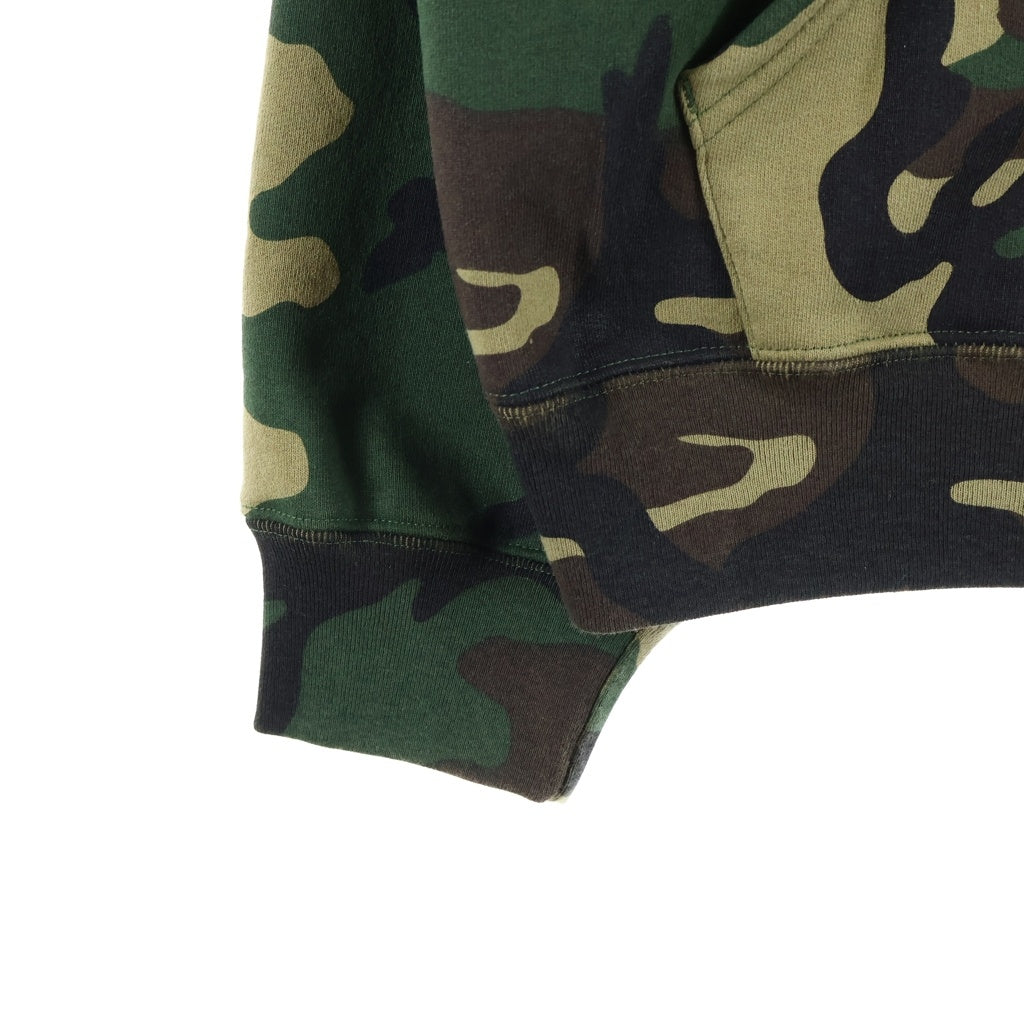 SUPREME(シュプリーム) 25AW Collegiate Applique Zip Up Hooded Sweatshirt アーチロゴ ジップアップパーカー フーディー カモ 迷彩 カーキ/ブラウン