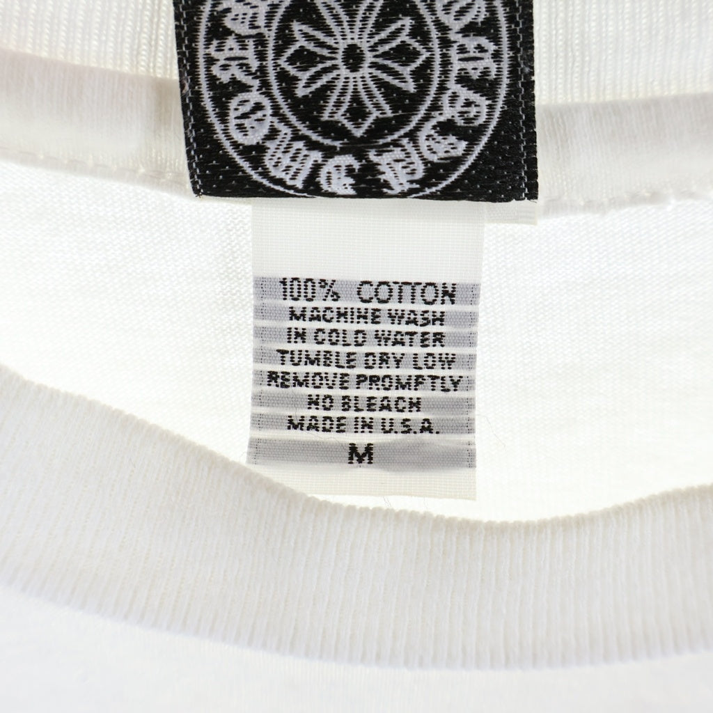 CHROME HEARTS(クロムハーツ) OLD CH NEW YORK L/S TEE オールド ニューヨーク限定 アームクロスプリント 長袖Tシャツ ロングスリーブカットソー ホワイト