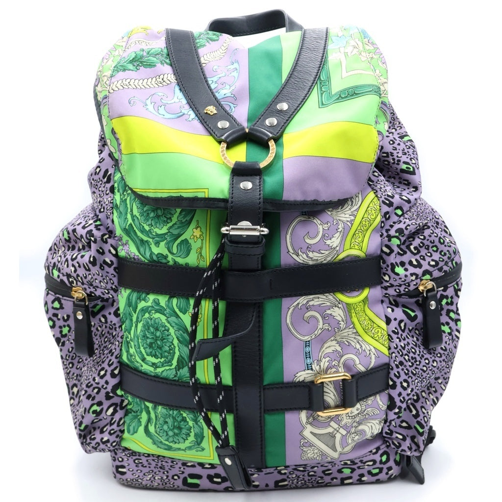 VERSACE(ヴェルサーチ) バロック柄 バックパック リュック マルチカラー DFZ8474
