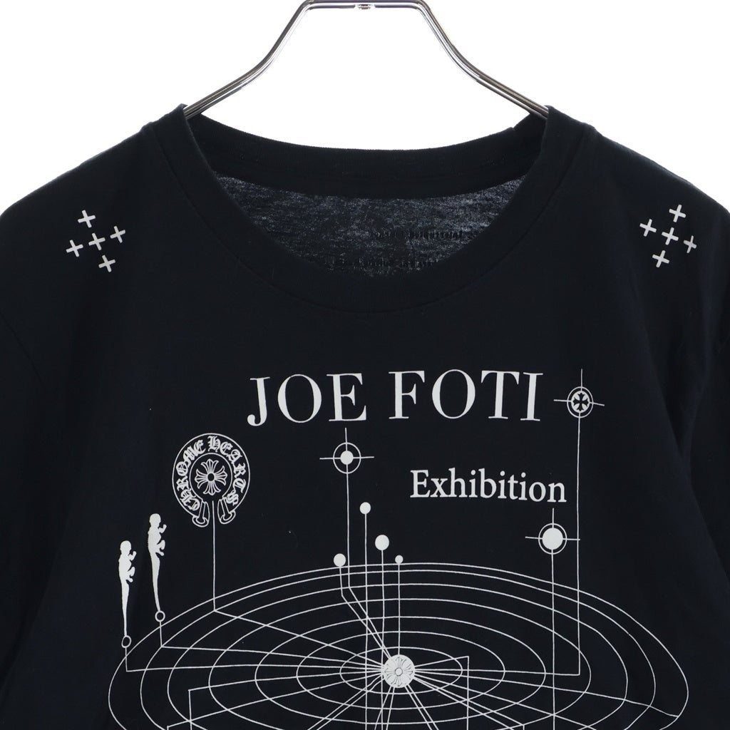 CHROME HEARTS(クロムハーツ) JOE FOTI LIMITED EXHIBITION GRAPHIC TEE ジョーフォティ リミテッド エキシビジョン スカルプリント 半袖Tシャツ カットソー ブラック