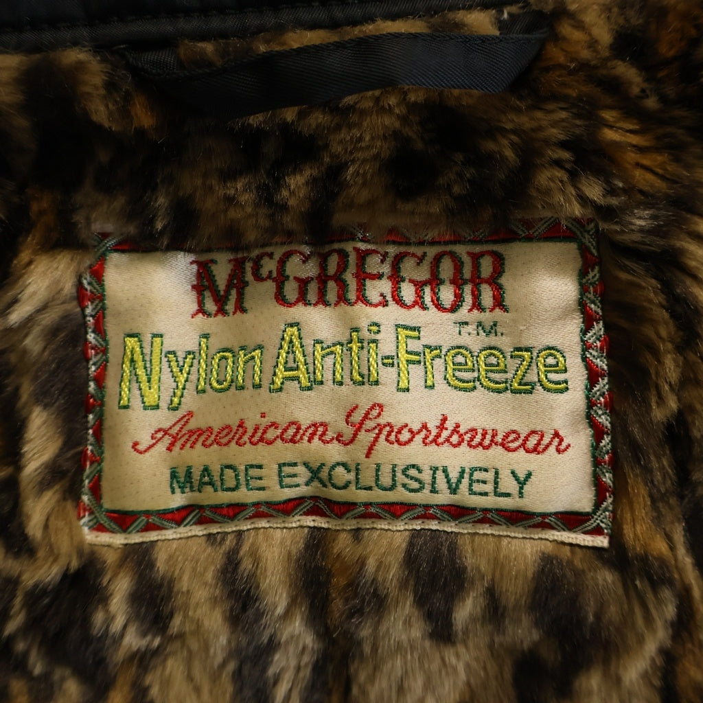 McGREGOR(マクレガー) ×WACKO MARIA Nylon Anti-Freeze Jacket ナイロン アンチフリーズ ジャケット レオパード ブラック 113137647