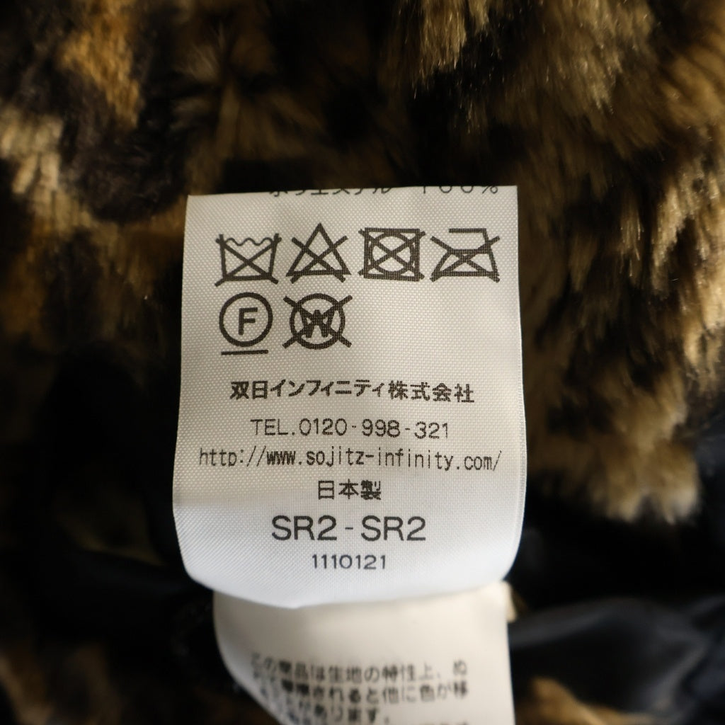 McGREGOR(マクレガー) ×WACKO MARIA Nylon Anti-Freeze Jacket ナイロン アンチフリーズ ジャケット レオパード ブラック 113137647
