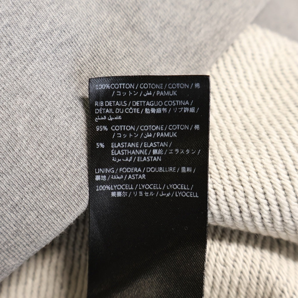 AMIRI(アミリ) 24AW MA SHOTGUN EMBROIDERED HOODIE ショットガン加工 ロゴ刺繍 プルオーバーパーカー グレー AMJYHD1041