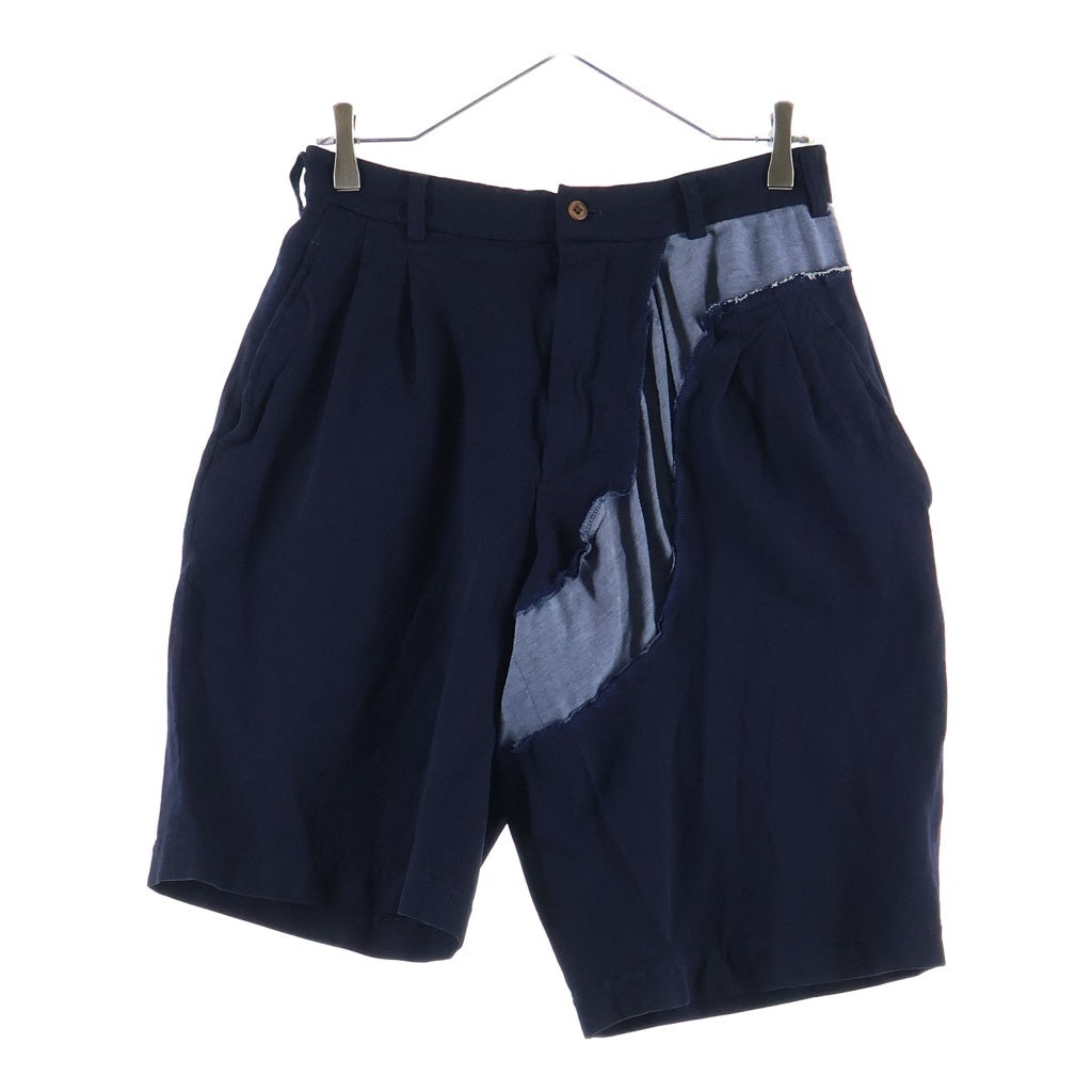 COMME des GARCONS(コムデギャルソン) 11SS ドッキングショートパンツ ネイビー GF-P054
