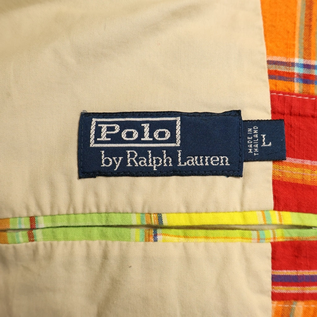 POLO RALPH LAUREN(ポロラルフローレン) Tailored Jacket テーラードジャケット パッチワーク コットン マルチカラー