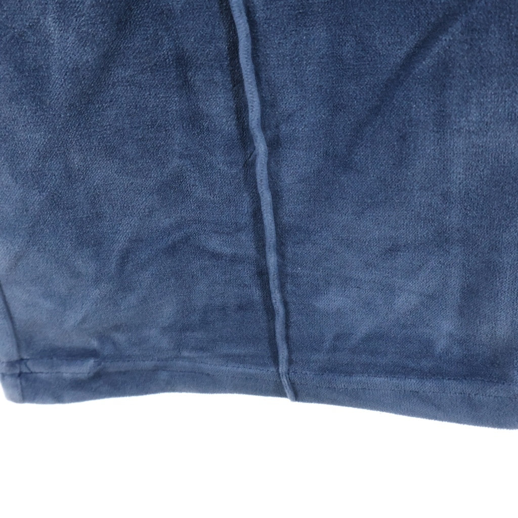Needles(ニードルス) 23AW NARROW TRACK PANTS サイドライン ベロア トラックパンツ ブルー NS253