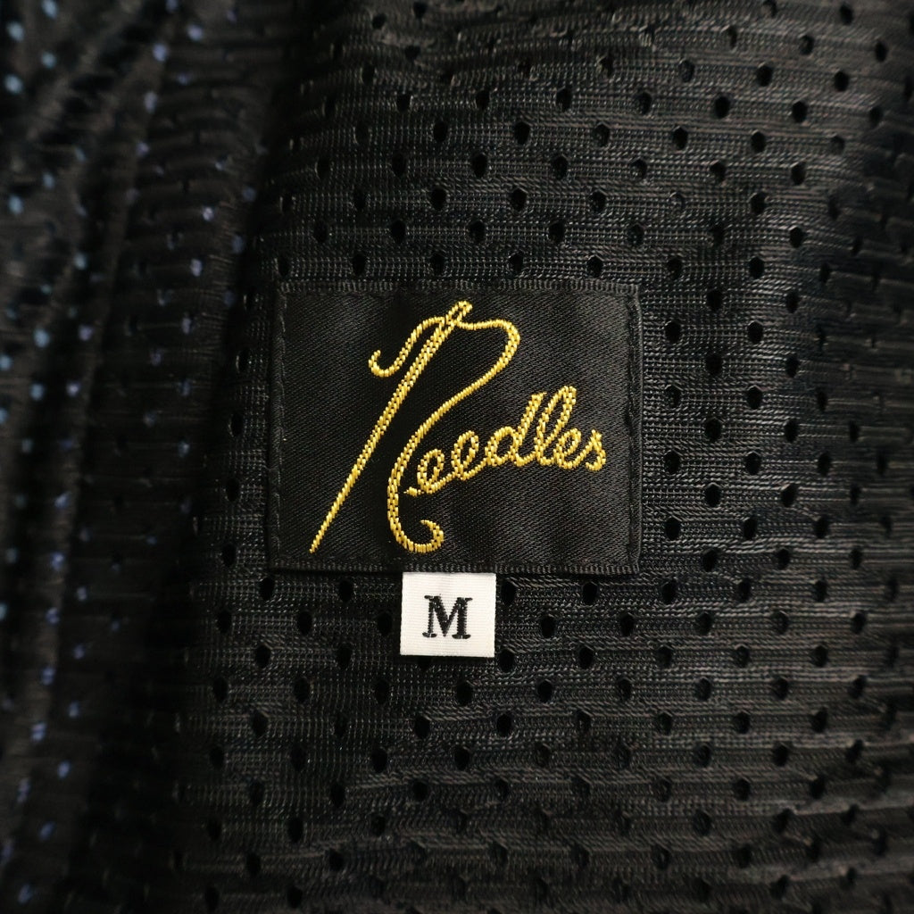 Needles(ニードルス) 23AW NARROW TRACK PANTS サイドライン ベロア トラックパンツ ブルー NS253