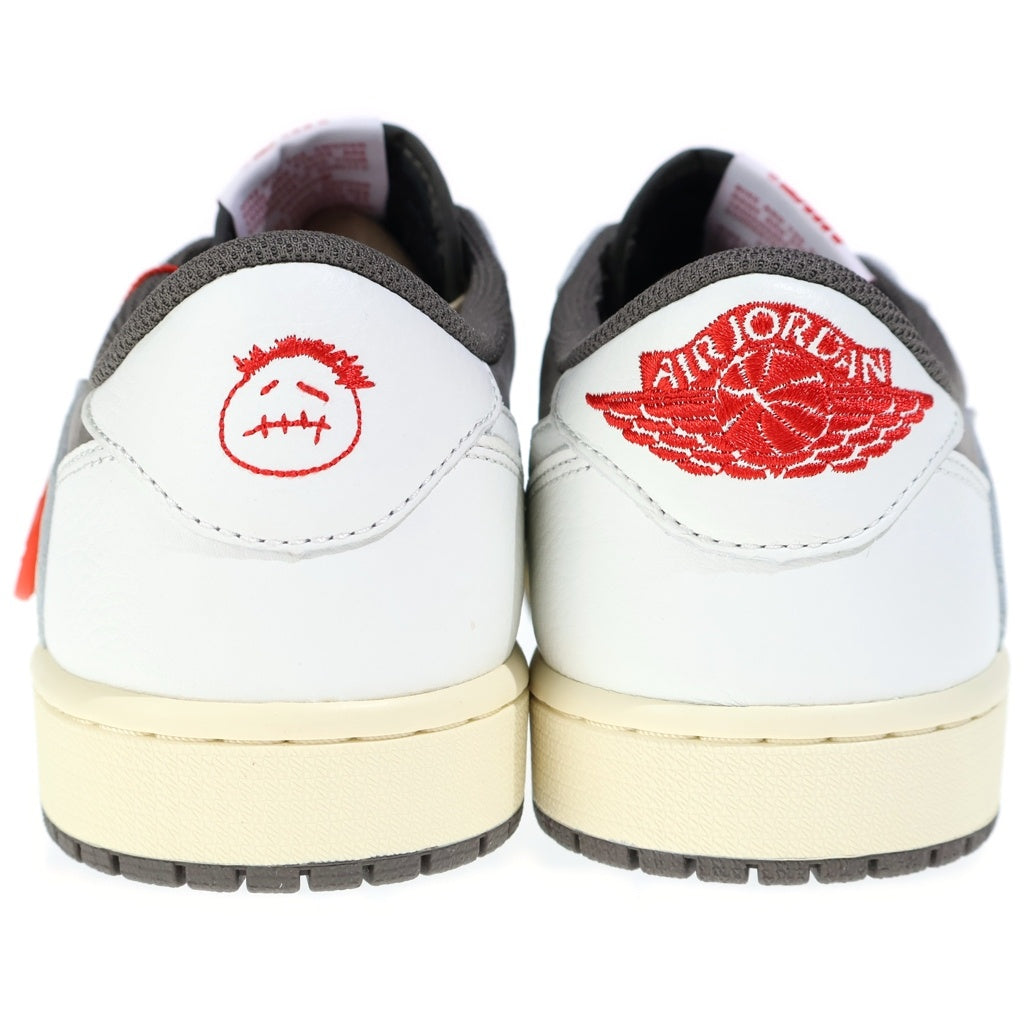 NIKE(ナイキ) ×TRAVIS SCOTT AIR JORDAN1 LOW OG SP DM7866-162 エアジョーダン1 ローカットスニーカー カーキ/ホワイト US10/28.0cm