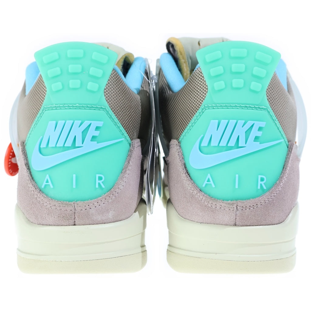 NIKE(ナイキ) ×UNION AIR JORDAN 4 TAUPE HAZE DJ5718-242 ユニオン エアジョーダン4 SP トープヘイズミッドカットスニーカー ブルー/グレー US10/28.0cm