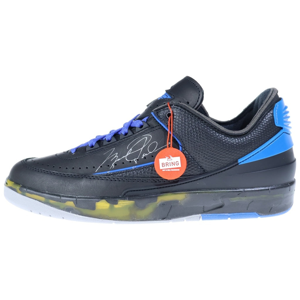NIKE(ナイキ) ×OFF-WHITE AIR JORDAN 2 RETRO LOW SP DJ4375-004 オフホワイト エアジョーダン2 レトロ ローカットスニーカー ブラック/ブルー US10.5/28.5cm
