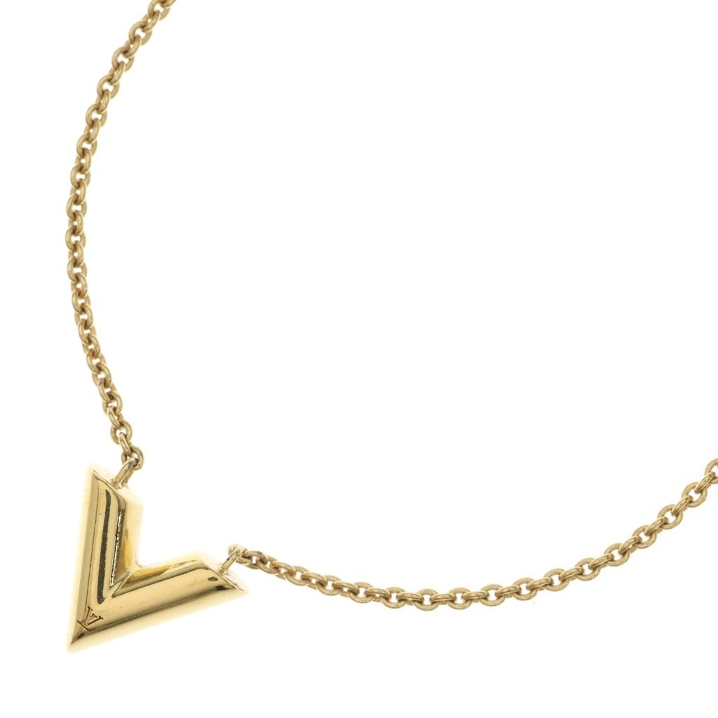 LOUIS VUITTON(ルイヴィトン) エセンシャル V ネックレス ゴールド M00857 レディース