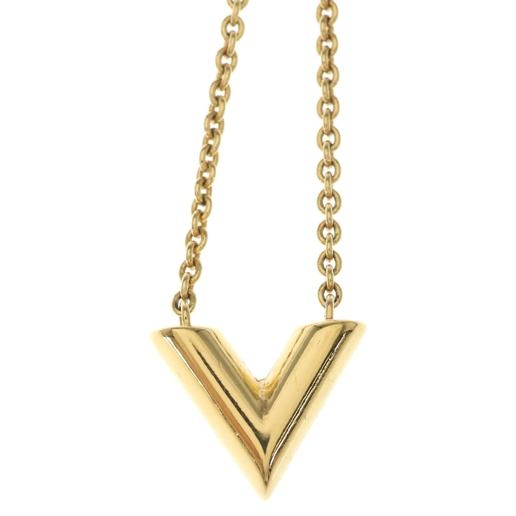 LOUIS VUITTON(ルイヴィトン) エセンシャル V ネックレス ゴールド M00857 レディース