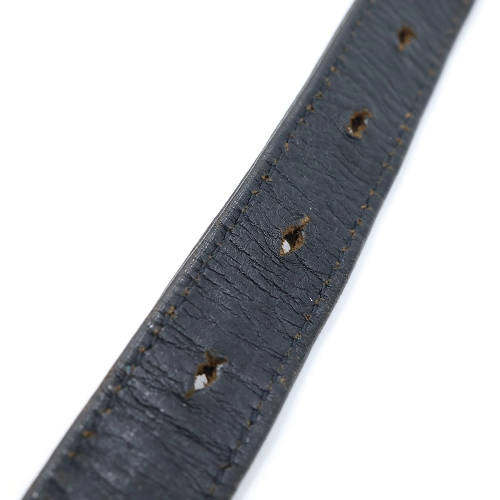 CHROME HEARTS(クロムハーツ) BLT GUNSLINGER0.75 CROSSBALL LEATHER BELT ガンスリンガー クロスボール レザーベルト ブラック