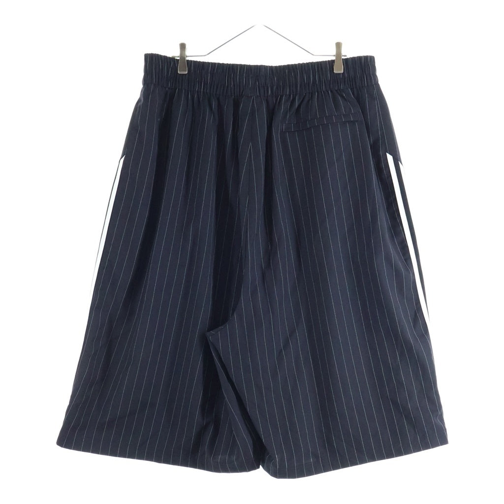 adidas(アディダス) × WILLY CHAVARRIA PINSTRIPE LONG SHORT ストライプショーツ パンツ ブラック KV2247