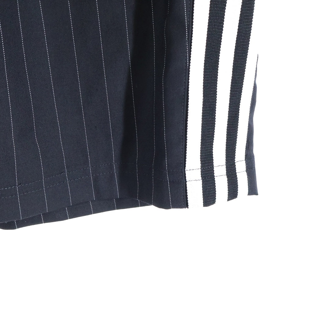 adidas(アディダス) × WILLY CHAVARRIA PINSTRIPE LONG SHORT ストライプショーツ パンツ ブラック KV2247