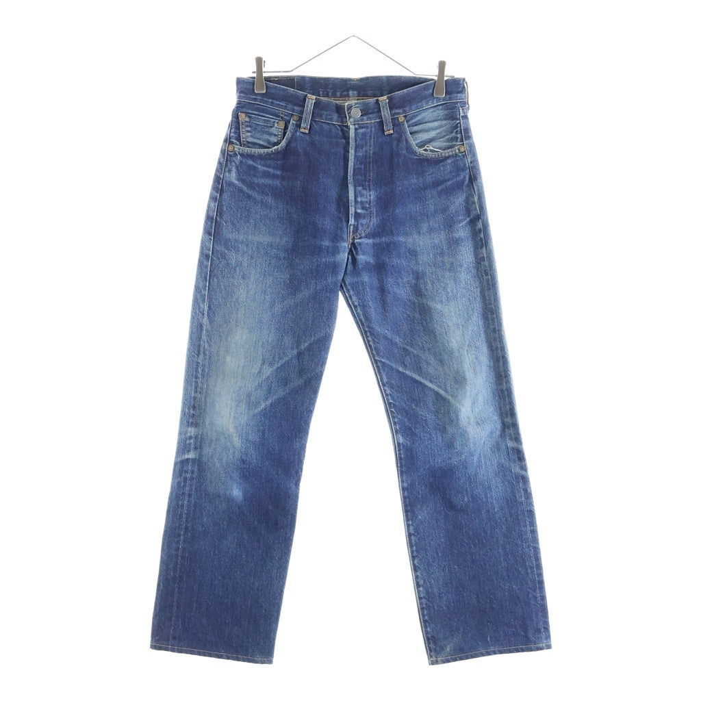 Levi's(リーバイス) 90s 501XX USA製 BIGE セルビッチ ボタン裏555 バレンシア工場 ボタンフライ デニムパンツ インディゴ