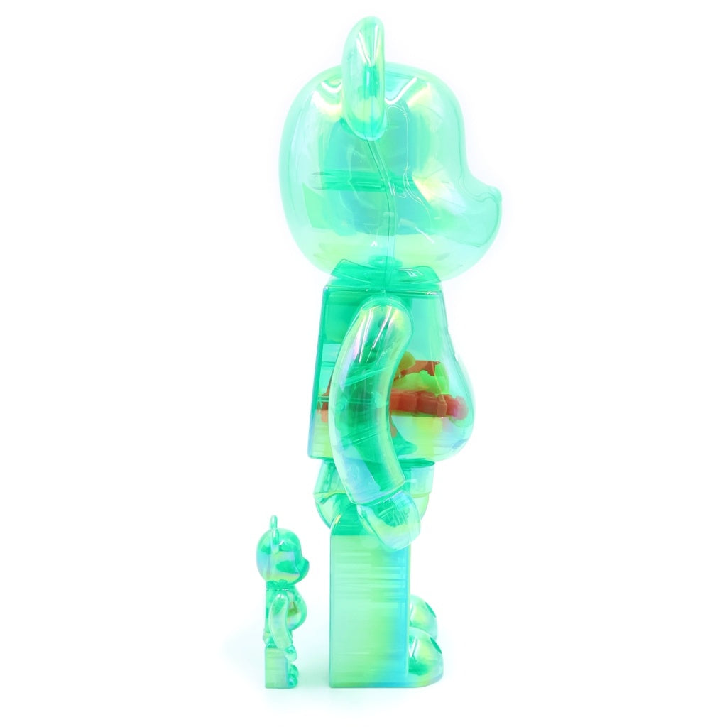 MEDICOM TOY(メディコムトイ) BE@RBRICK X-girl 400% 100% ベアブリック エックスガール フィギュア グリーン