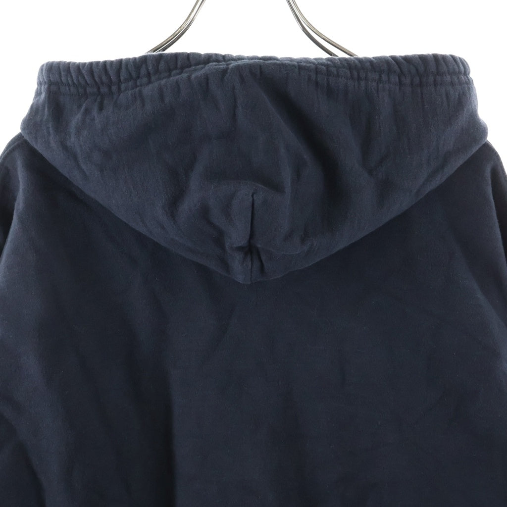CHROME HEARTS(クロムハーツ) THERMAL SWTSHRT HD ZIP 裏地サーマル ロゴプリント ダガージップアップパーカー フーディー ブラック