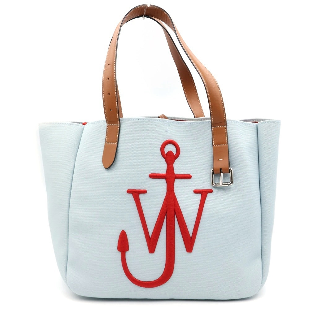 J.W.ANDERSON(ジェー ダブリュー アンダーソン) Belt Tote Logo Bag ベルト トート ロゴバッグ ロゴ刺繍 ブルー/レッド/ブラウン レディース