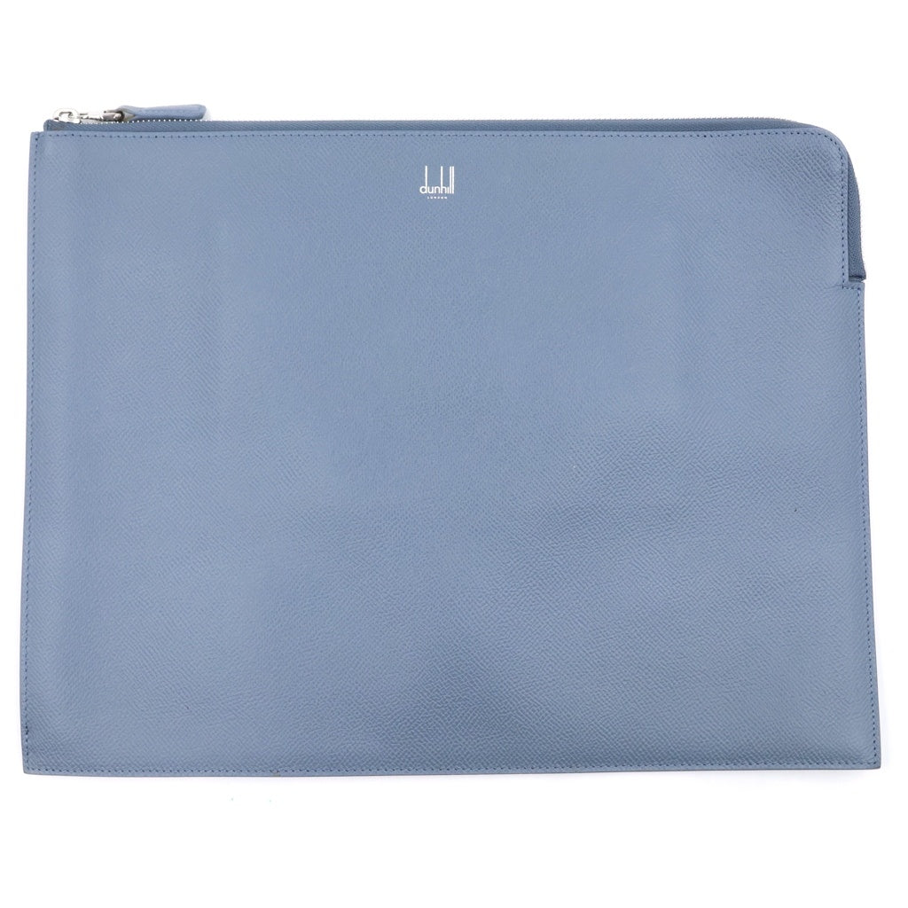 dunhill(ダンヒル) Clutch Bag クラッチバッグ セカンドバッグ フロントロゴ ブルー レディース
