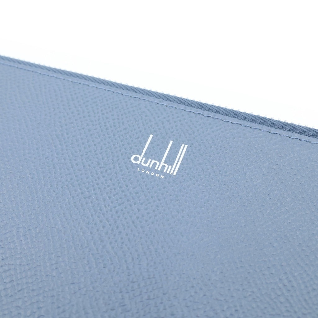 dunhill(ダンヒル) Clutch Bag クラッチバッグ セカンドバッグ フロントロゴ ブルー レディース