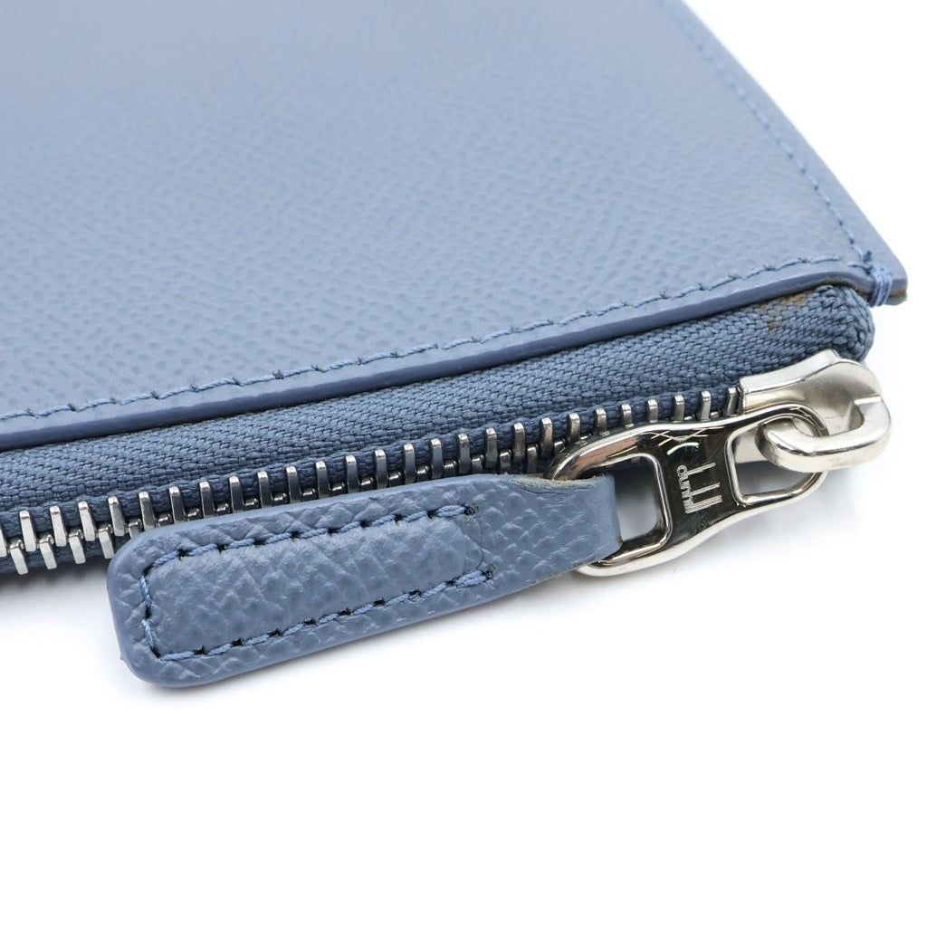 dunhill(ダンヒル) Clutch Bag クラッチバッグ セカンドバッグ フロントロゴ ブルー レディース