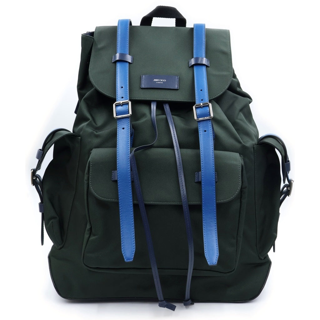 JIMMY CHOO(ジミーチュウ) Luxus Rucksack Wixon ウィクソン リュックサック ブラック/ブルー
