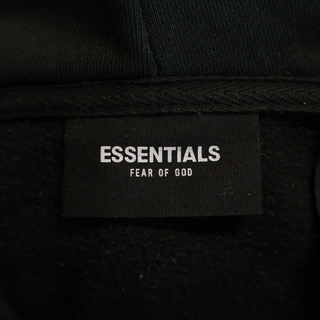 FEAR OF GOD ESSENTIALS(フィアオブゴッド エッセンシャルズ) LOS ANGELS LOGO スウェット プルオーバーパーカー フーディー ブラック