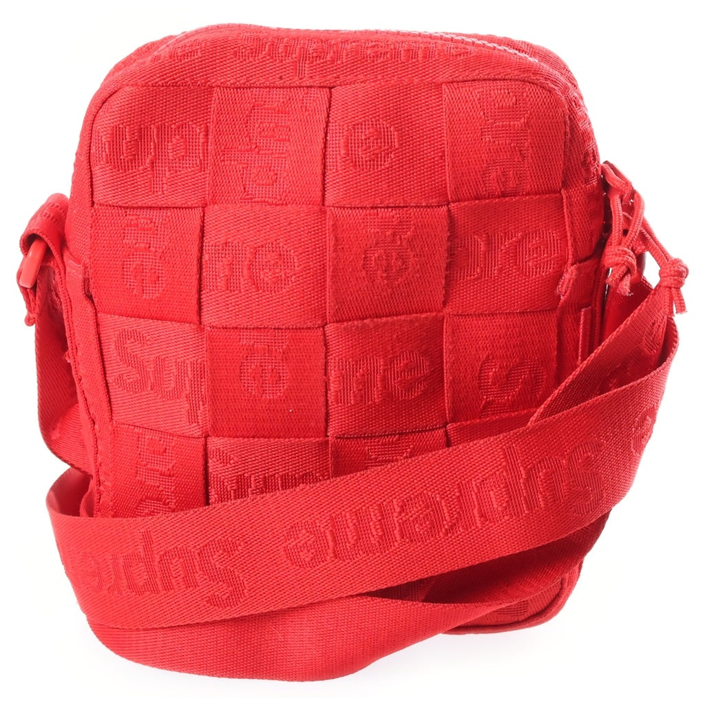 SUPREME(シュプリーム) 23SS Woven Shoulder Bag ショルダーバッグ レッド