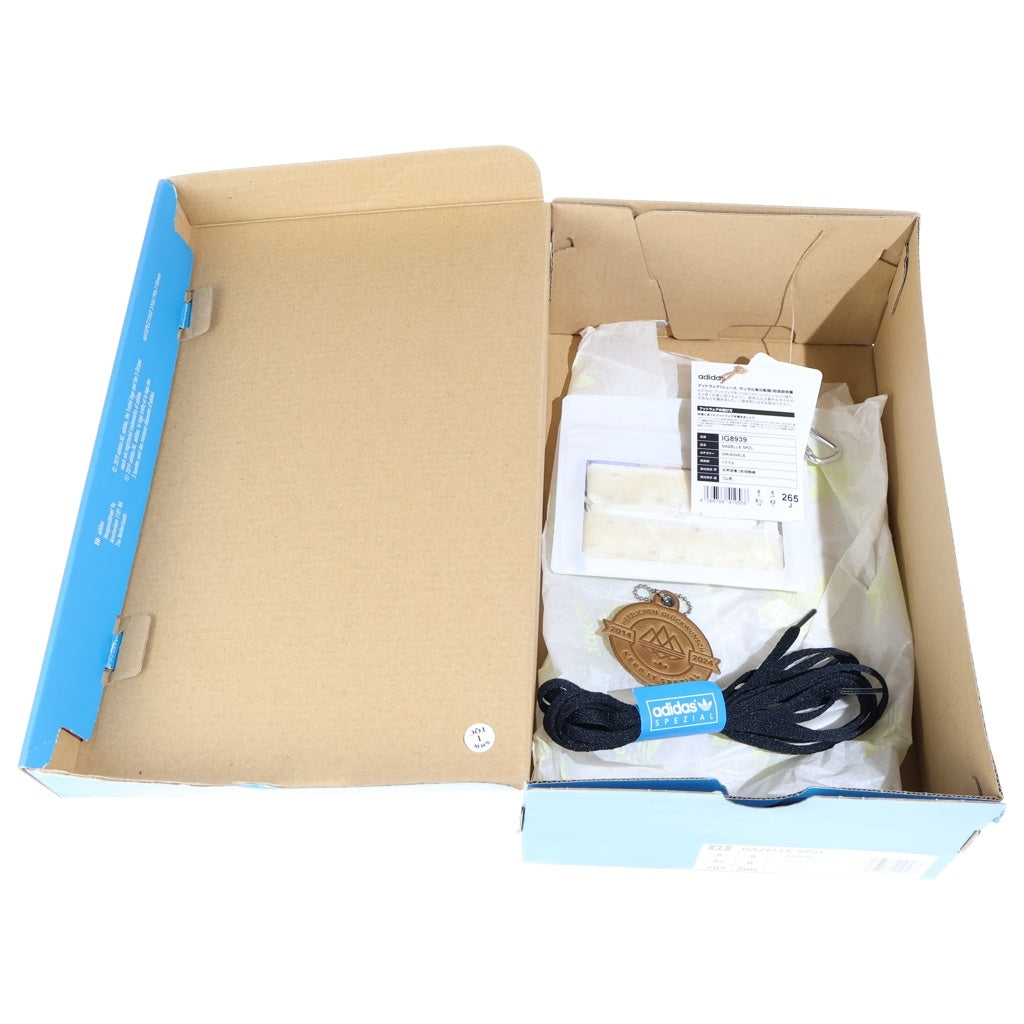 adidas(アディダス) GAZELLE SPZL CBLACK ガゼル スペツィアル ローカットスニーカー ブラック US8.5/26.5cm IG8939