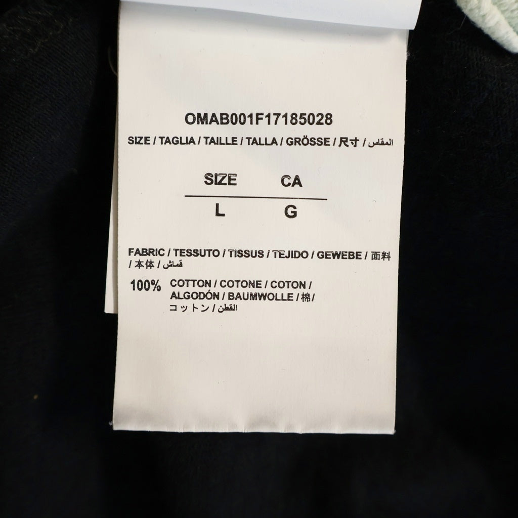 OFF-WHITE(オフホワイト) 17AW L/S ロングスリーブ 長袖Tシャツ ロンT ブラック/ホワイト OMAB001F17185028