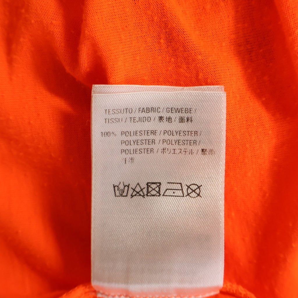 BALENCIAGA(バレンシアガ) 22SS UNIFIT HI MY NAME IS メッセージプリント グラフィックロゴ オーバーサイズ クルーネック 半袖Tシャツカットソー オレンジ 661715 TKVH5