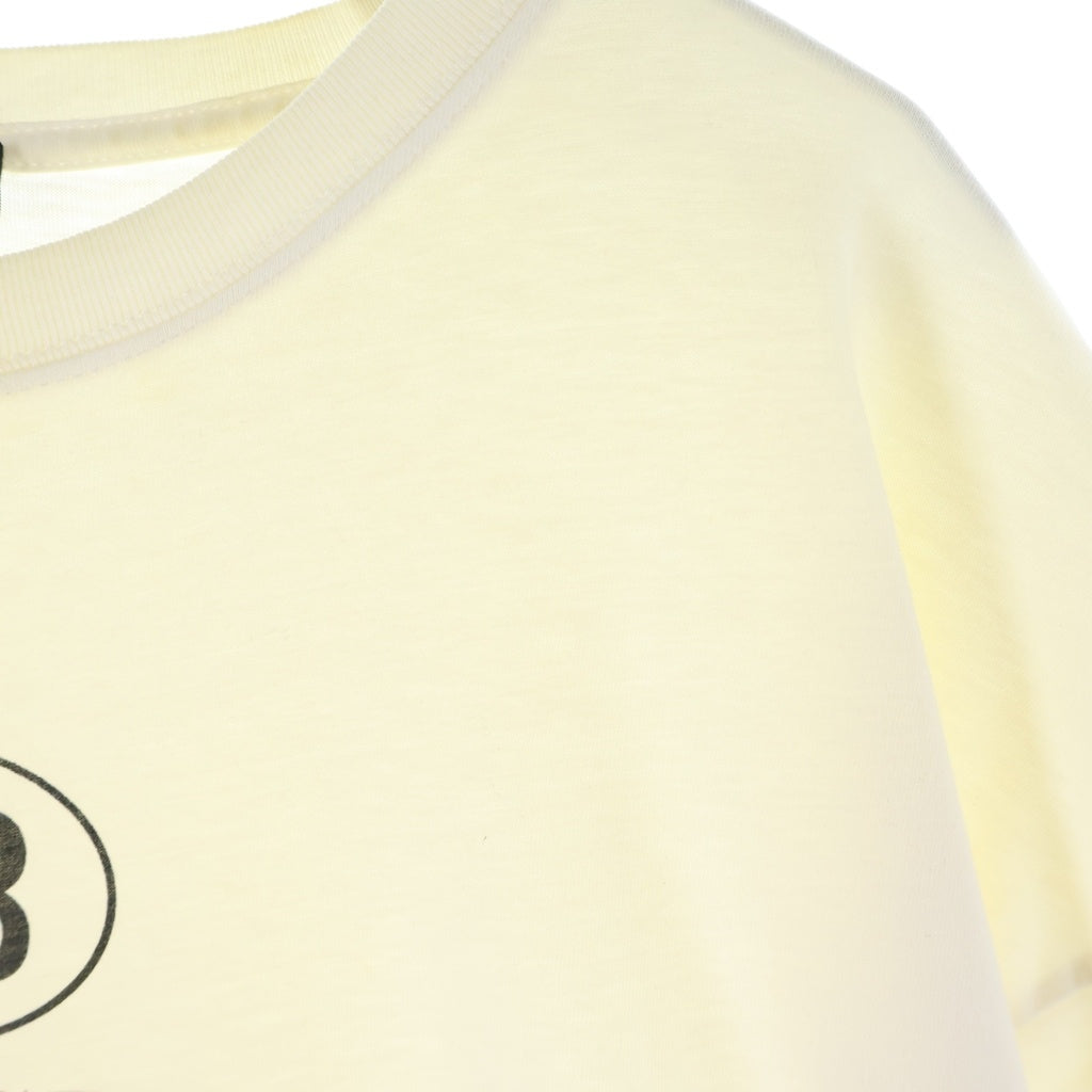 BALENCIAGA(バレンシアガ) 18SS BB MODE CREWNECK TEE BBロゴ プリント半袖Tシャツ カットソー ホワイト 492258 TYK23