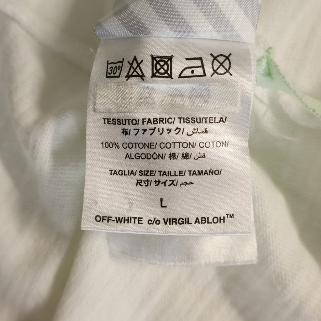 OFF-WHITE(オフホワイト) 17SS MIRROR CARAVAGGIO TEE プリント半袖Tシャツ カットソー ホワイト