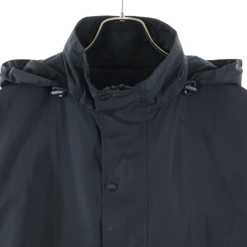 BALENCIAGA(バレンシアガ) バックロゴプリント ドローコード付き ナイロンジャケット ブラック レディース 536147 TYD36