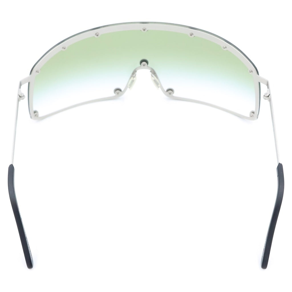Rick Owens(リックオウエンス) Shielding Sunglasses シールドサングラス アイウェア シルバー RG0000001 GSLVBS 1825D