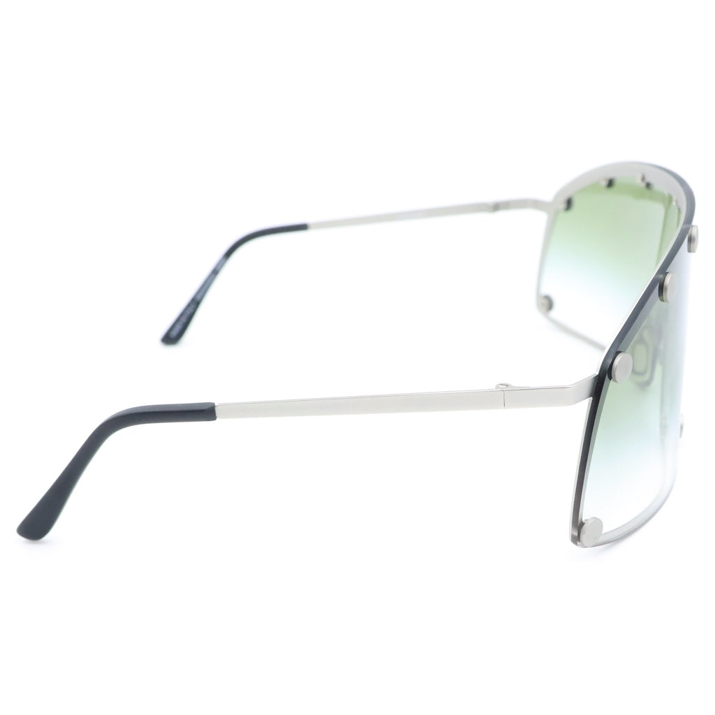 Rick Owens(リックオウエンス) Shielding Sunglasses シールドサングラス アイウェア シルバー RG0000001 GSLVBS 1825D