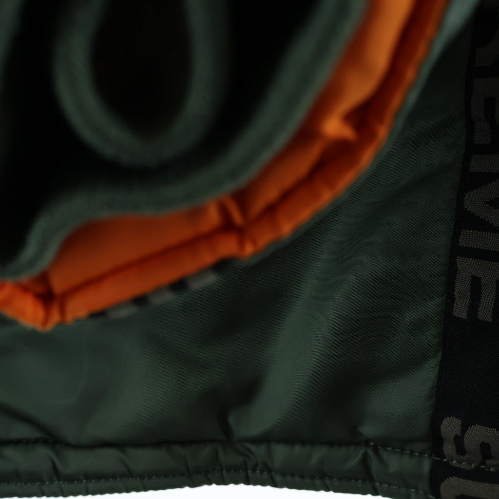SUPREME(シュプリーム) 18AW Logo Tape N-3B Parka ロゴタイプ N-3Bパーカー ファー付き カーキ