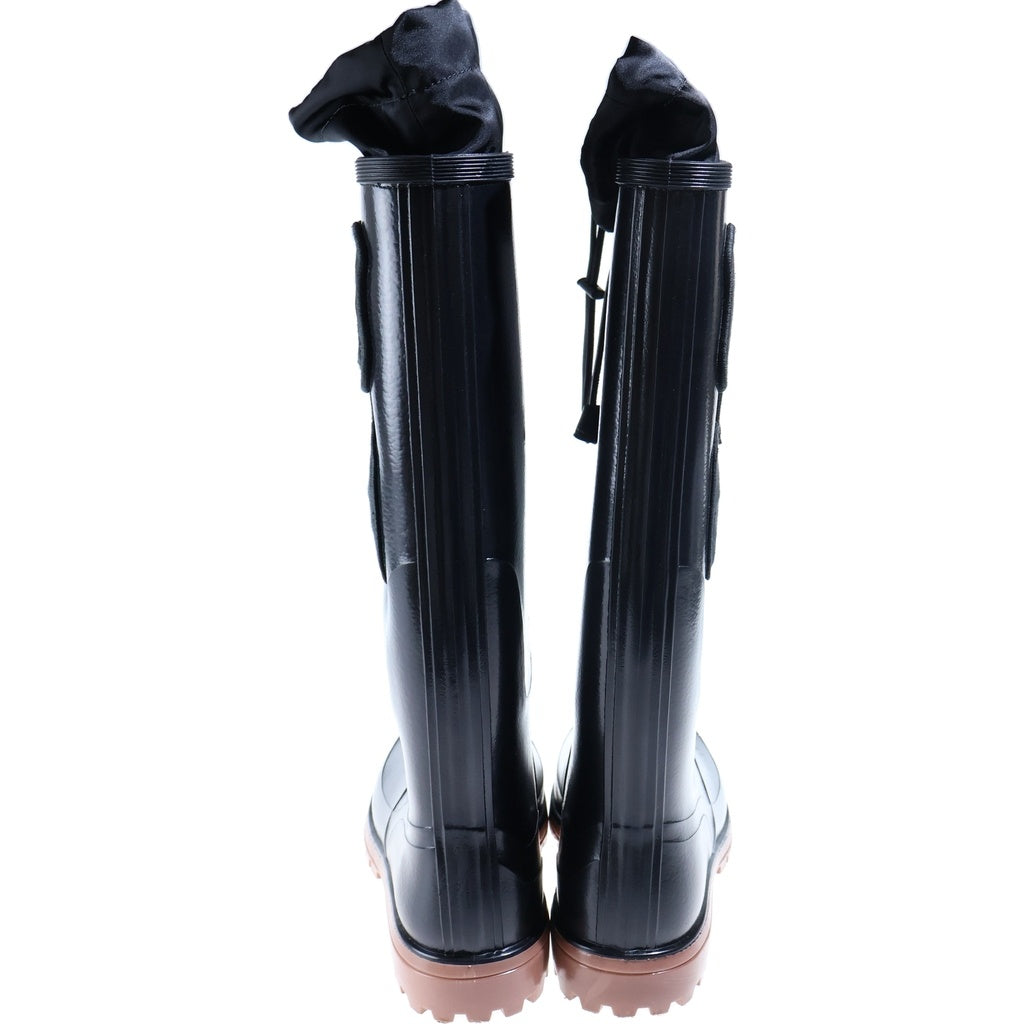 DSQUARED2(ディースクエアード) Rain Boots レインブーツ ロングブーツ ラバー パッチワーク ブラック RBM0001 17204289 2124