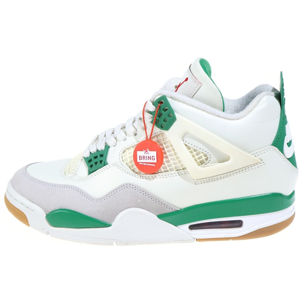 NIKE(ナイキ) AIR JORDAN 4 RETRO SP PINE GREEN エアジョーダン4 レトロ パイングリーン ハイカットスニーカー ホワイト/グリーン US10/28cm DR5415-103