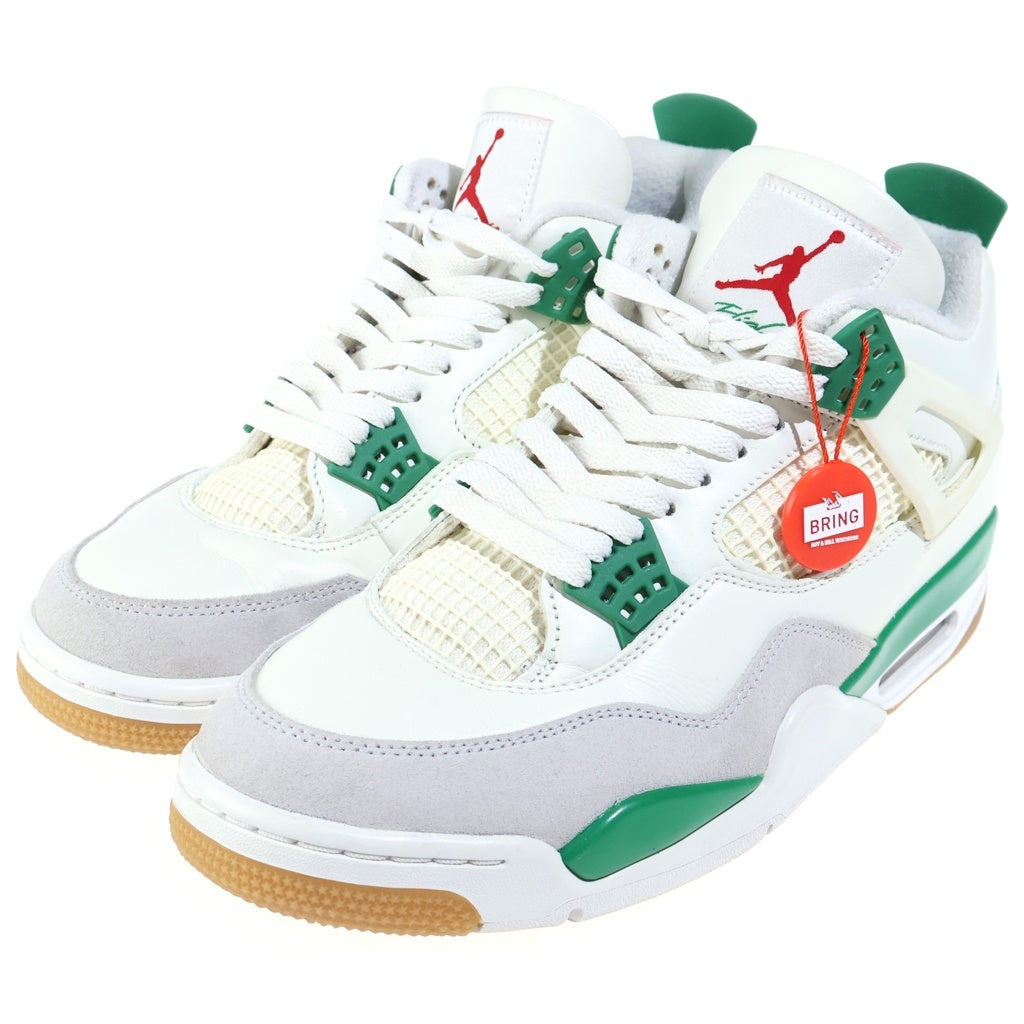 NIKE(ナイキ) AIR JORDAN 4 RETRO SP PINE GREEN エアジョーダン4 レトロ パイングリーン ハイカットスニーカー ホワイト/グリーン US10/28cm DR5415-103