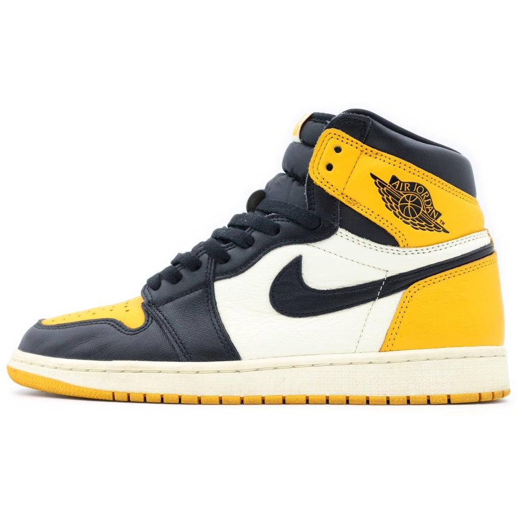 NIKE(ナイキ) AIR JORDAN1 RETRO HIGH OG TAXI エアジョーダン1 レトロハイ タクシー ハイカットスニーカー ブラック/ホワイト/イエロー US10/28cm 555088-711