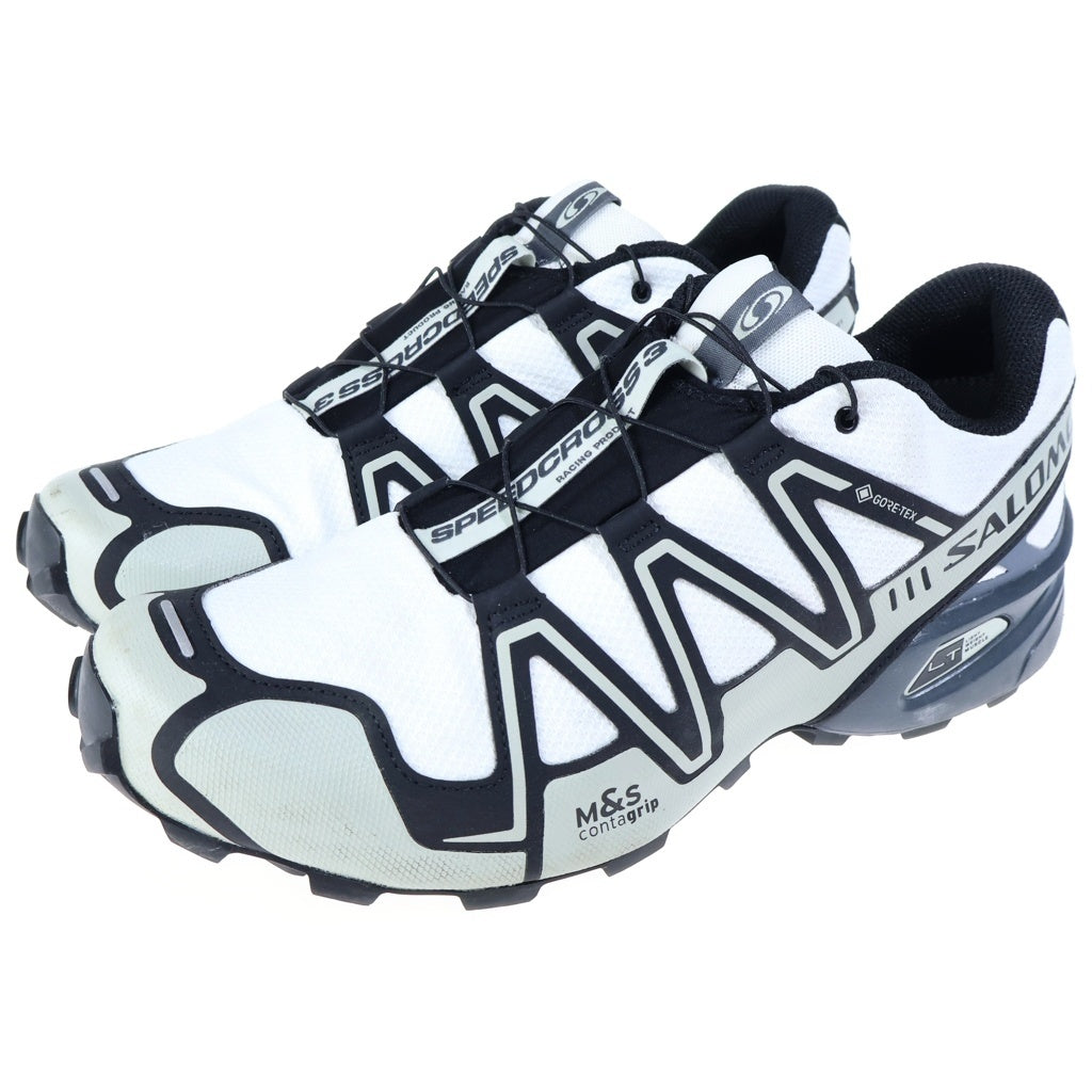 SALOMON(サロモン) Speedcross 3 GTX 478675 スピードクロス3 ゴアテックス ローカットスニーカー ホワイト/ブラック US12/30cm