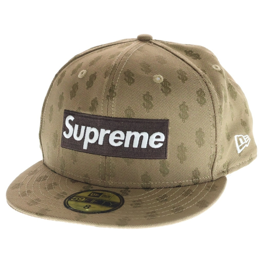 SUPREME(シュプリーム) 18SS ×NEW ERA Monogram Box Logo ニューエラ モノグラム ボックスロゴ 6パネルキャップ 帽子 ブラウン