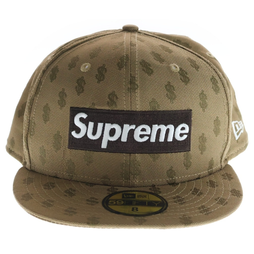 SUPREME(シュプリーム) 18SS ×NEW ERA Monogram Box Logo ニューエラ モノグラム ボックスロゴ 6パネルキャップ 帽子 ブラウン