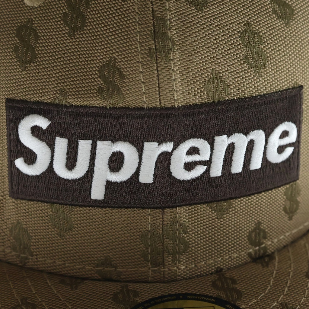 SUPREME(シュプリーム) 18SS ×NEW ERA Monogram Box Logo ニューエラ モノグラム ボックスロゴ 6パネルキャップ 帽子 ブラウン